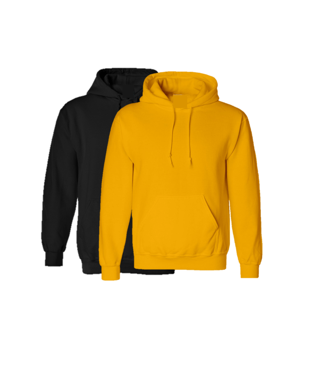 hoodie yellow black